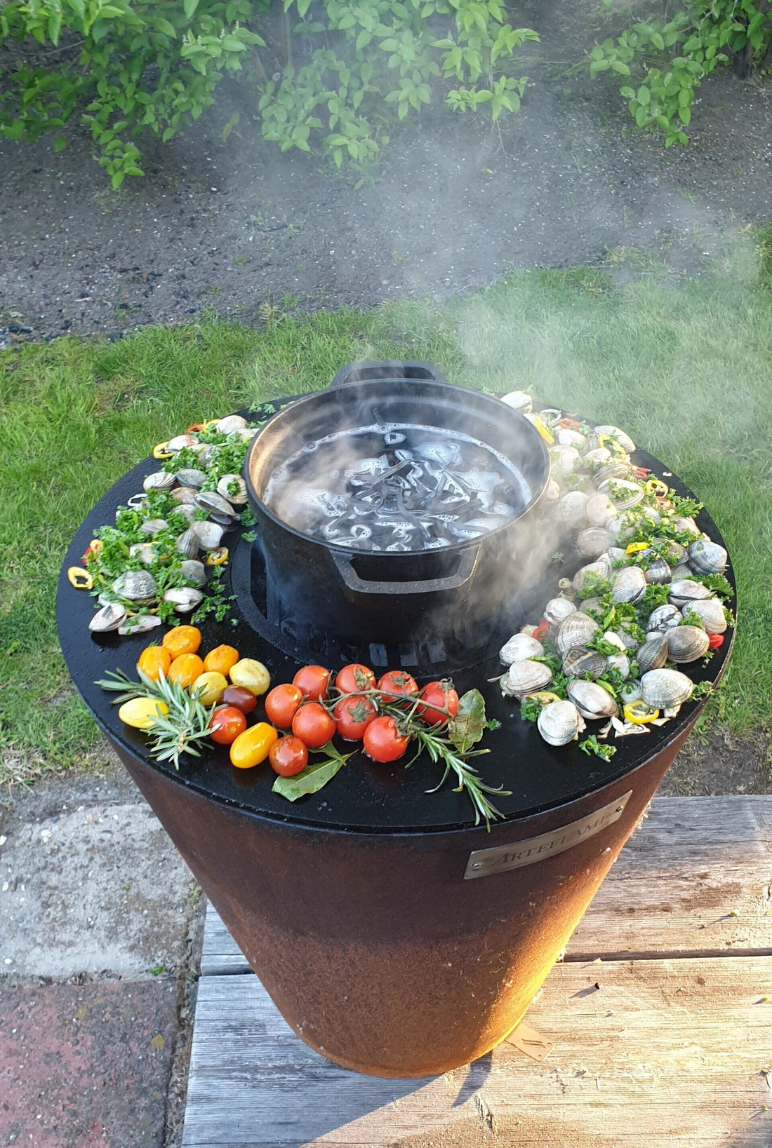 Plancha brasero Arteflame - 20 Compact - acier Corten