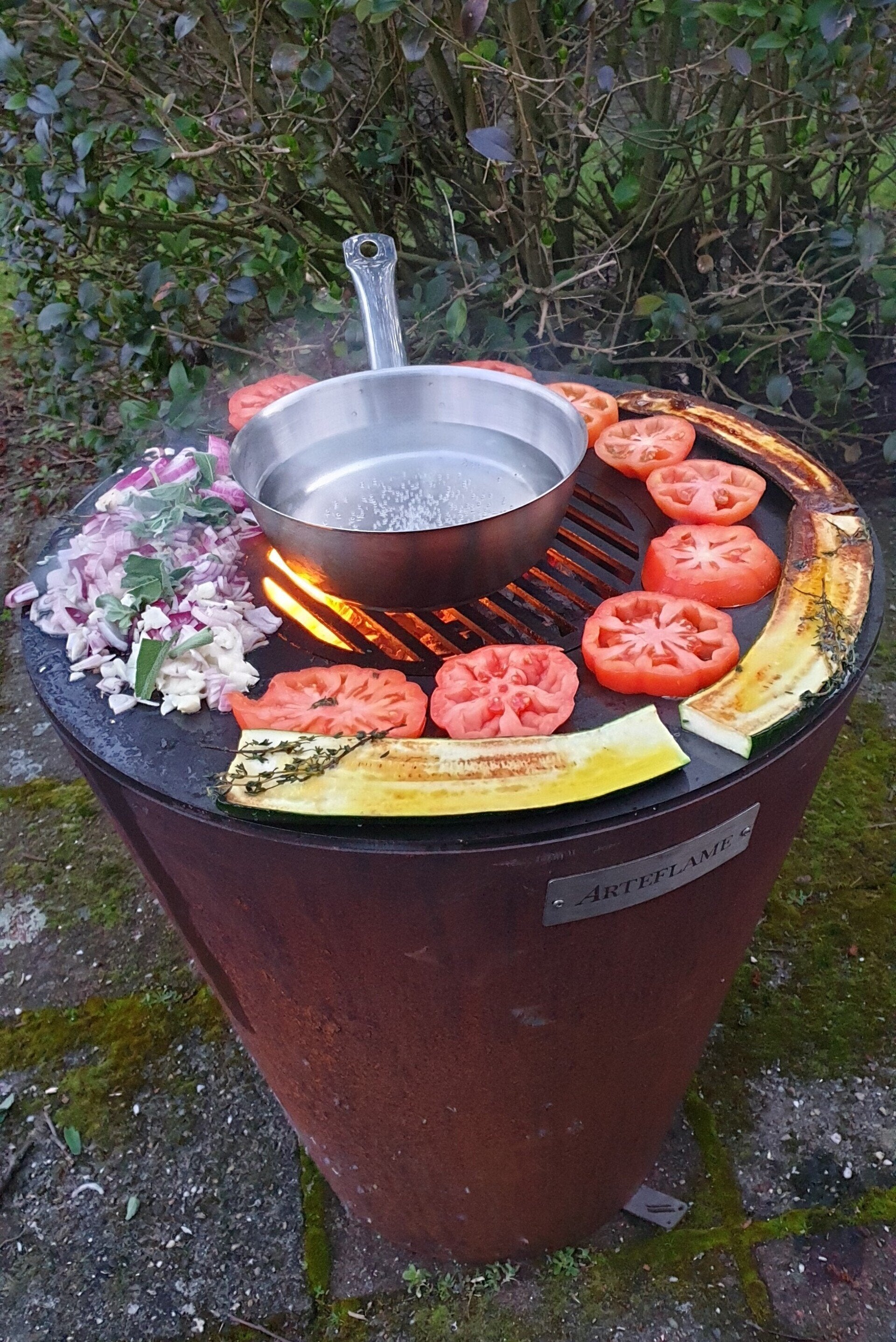 Plancha brasero Arteflame - 20 Compact - acier Corten