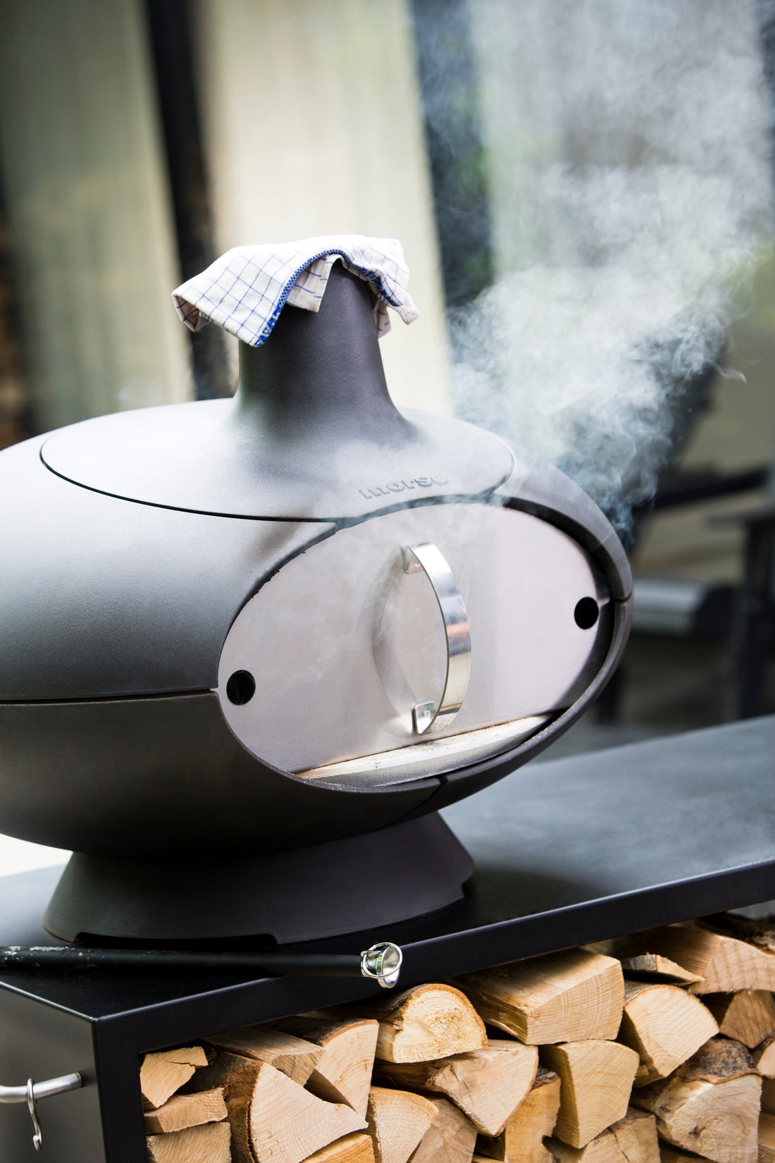 Morsø Forno Stainless steel door