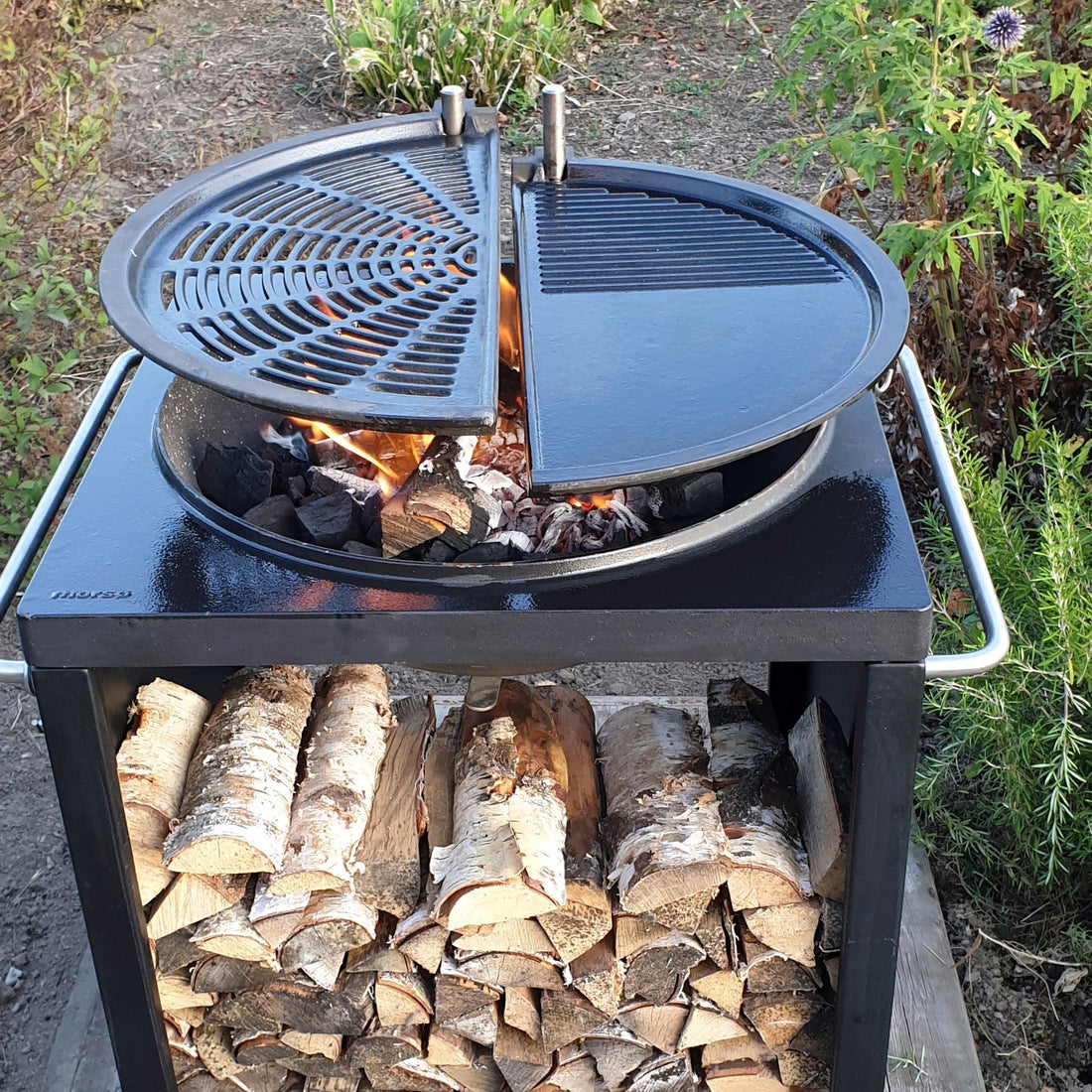 Le barbecue à bois Grill &