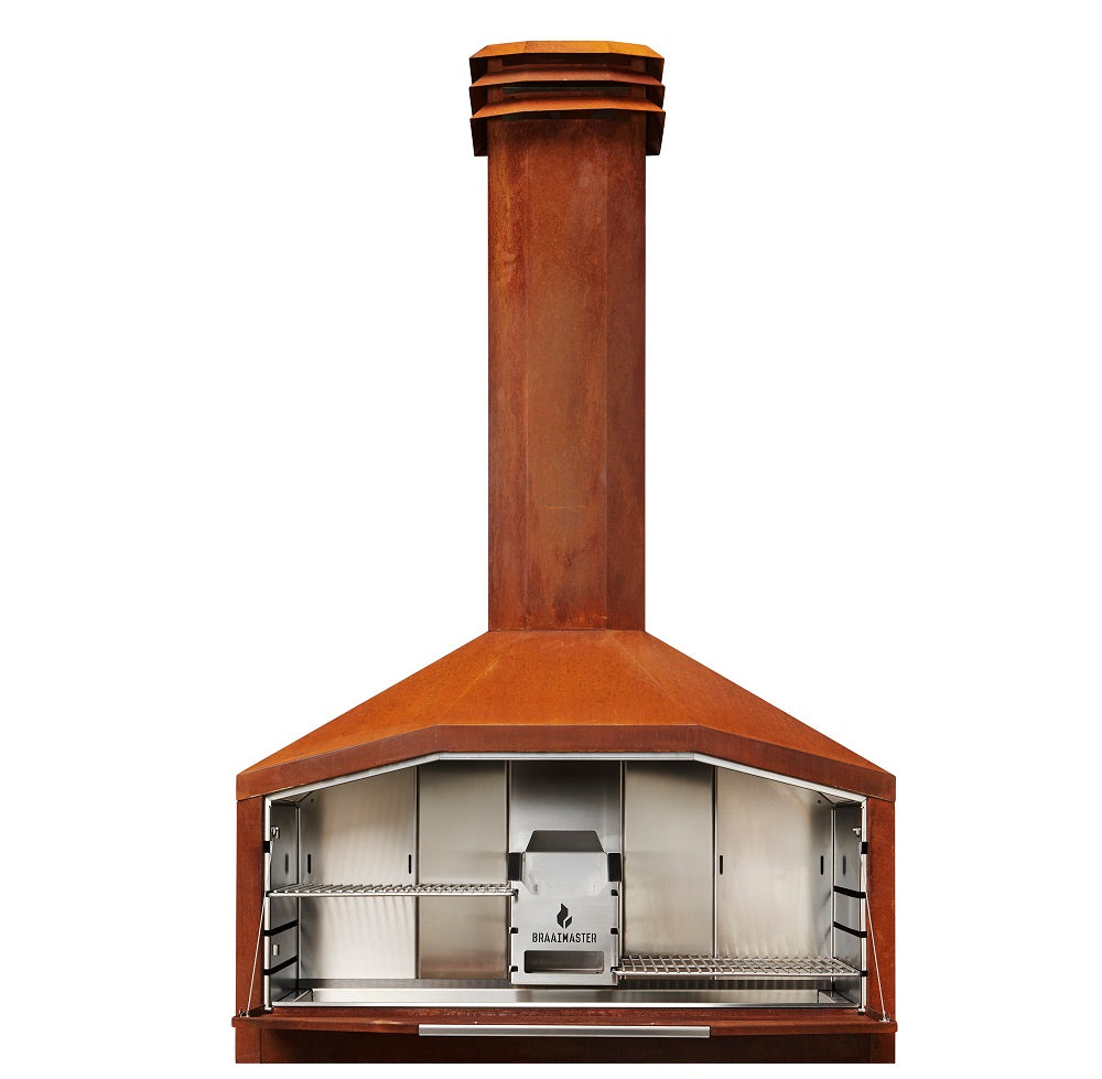 Barbecue à bois à poser - Braai FS1200C acier Corten sans socle