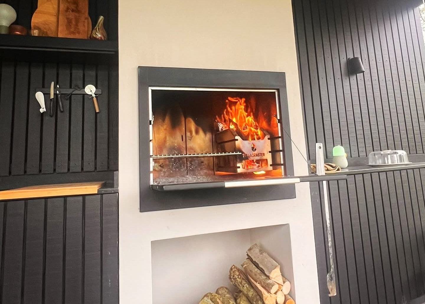 Barbecue Braaimaster BI Single modèle encastrable 80cm