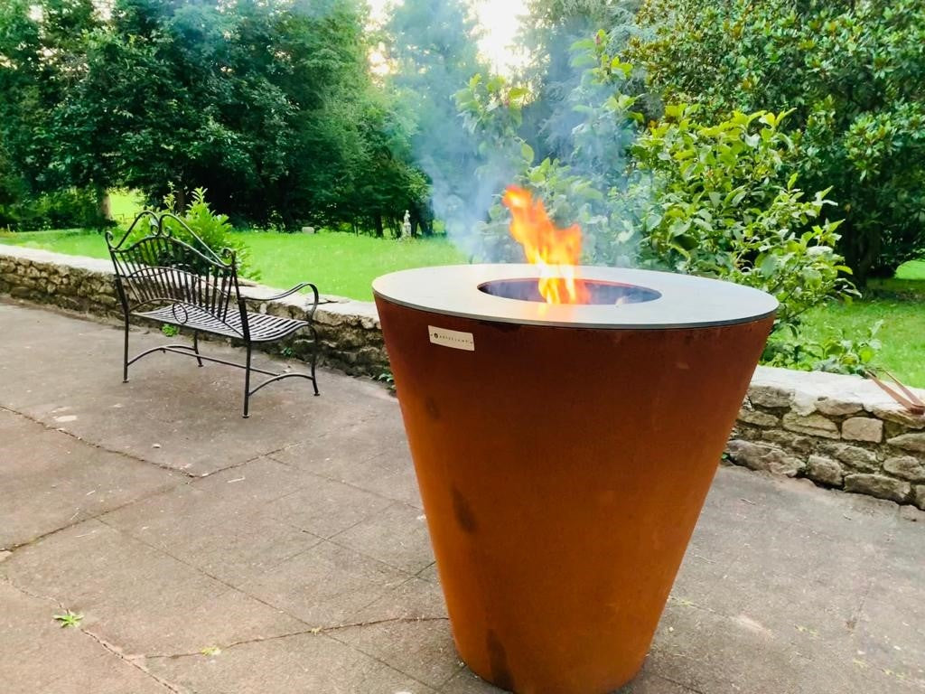 Plancha brasero Arteflame - XXL 40 - acier Corten