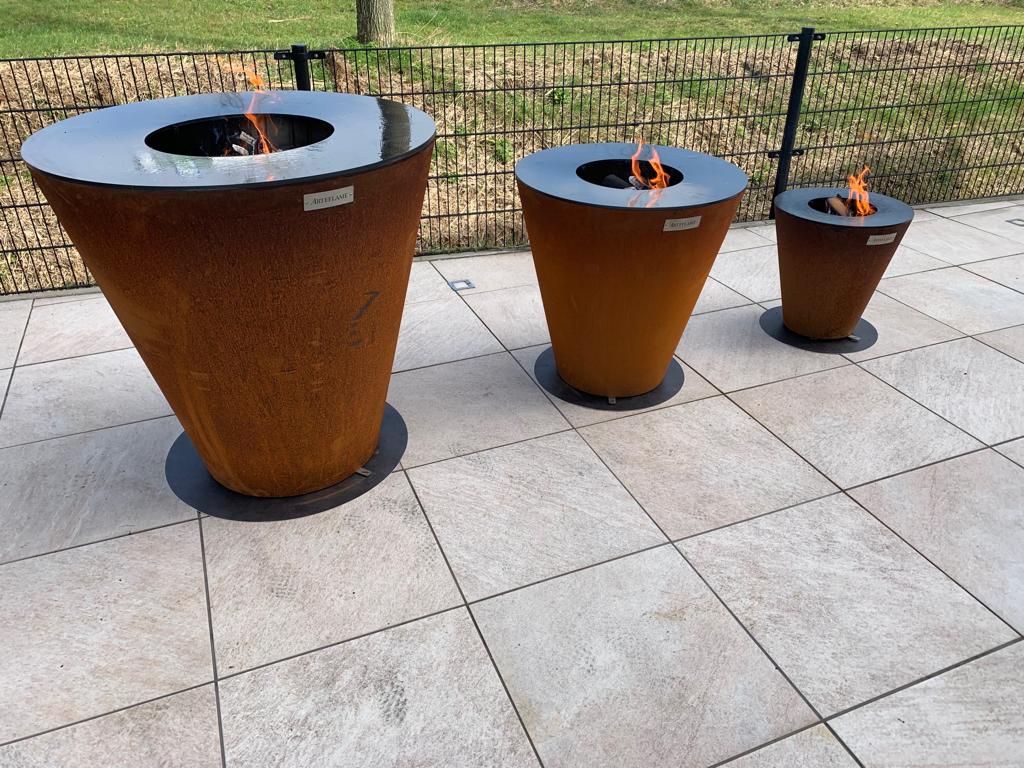Plancha brasero Arteflame - XXL 40 - acier Corten