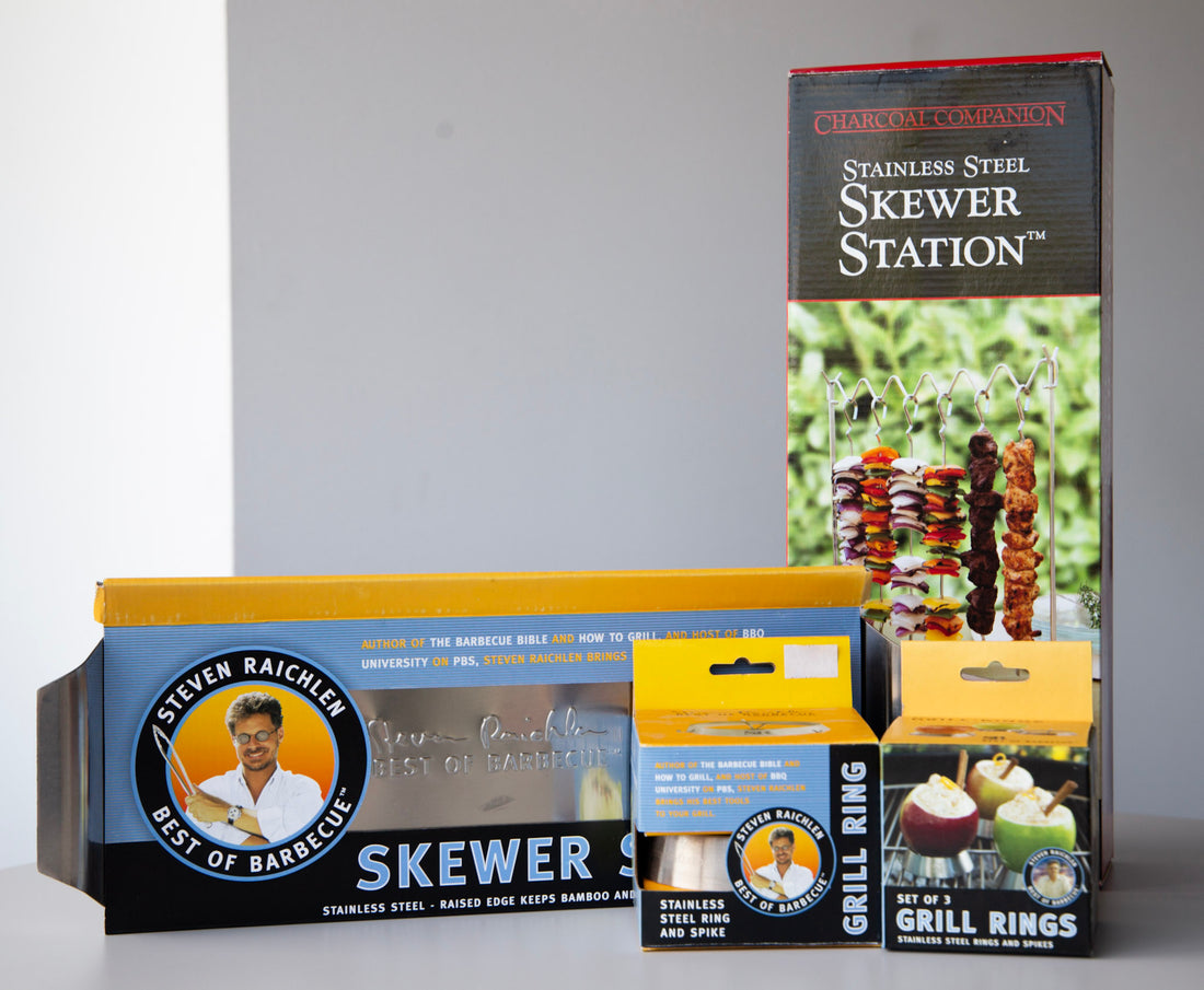 Set de brochettes et anneaux en Inox