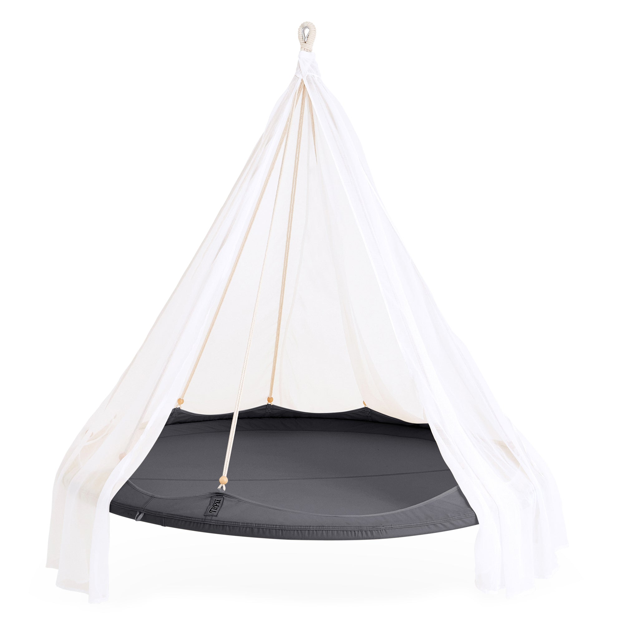 Lit hamac suspendu TiiPii Classic Ø180cm Charcoal
