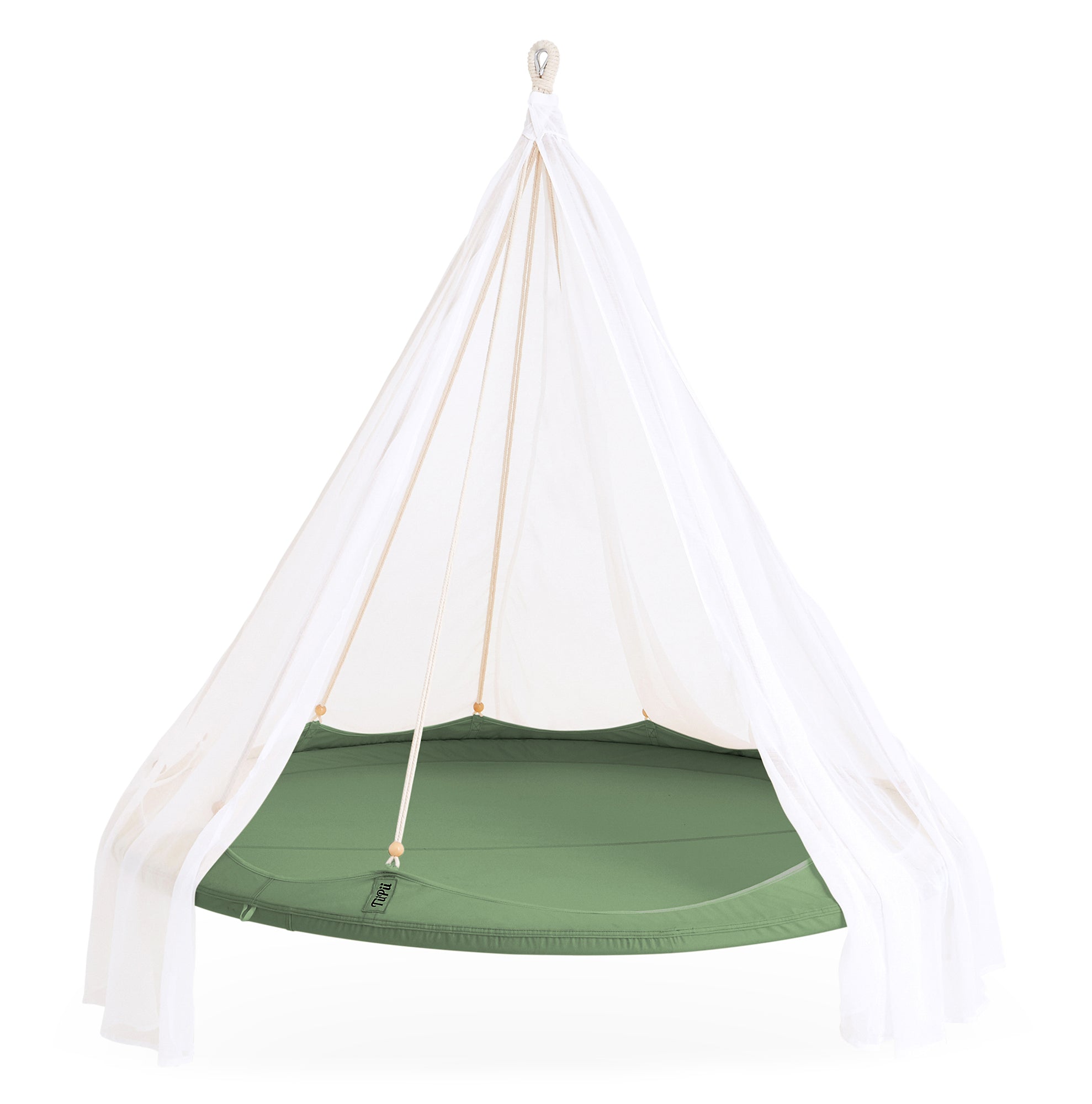 Lit hamac suspendu TiiPii Classic Ø180cm Vert Olive