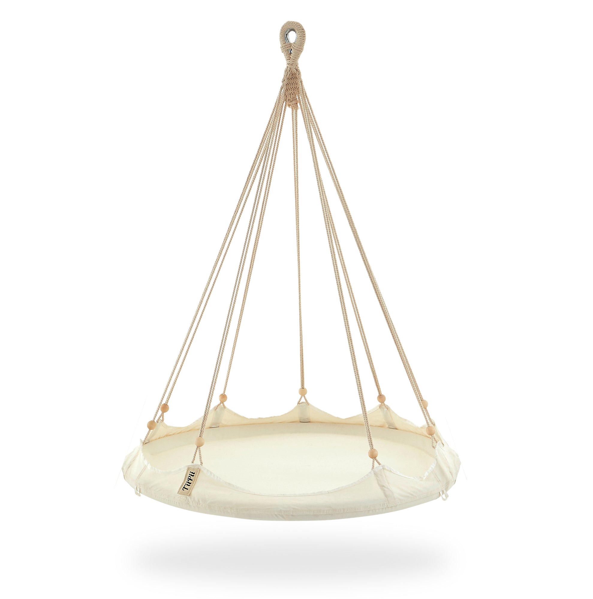 TiiPii Bambino hanging hammock bed Ø100cm Off-white