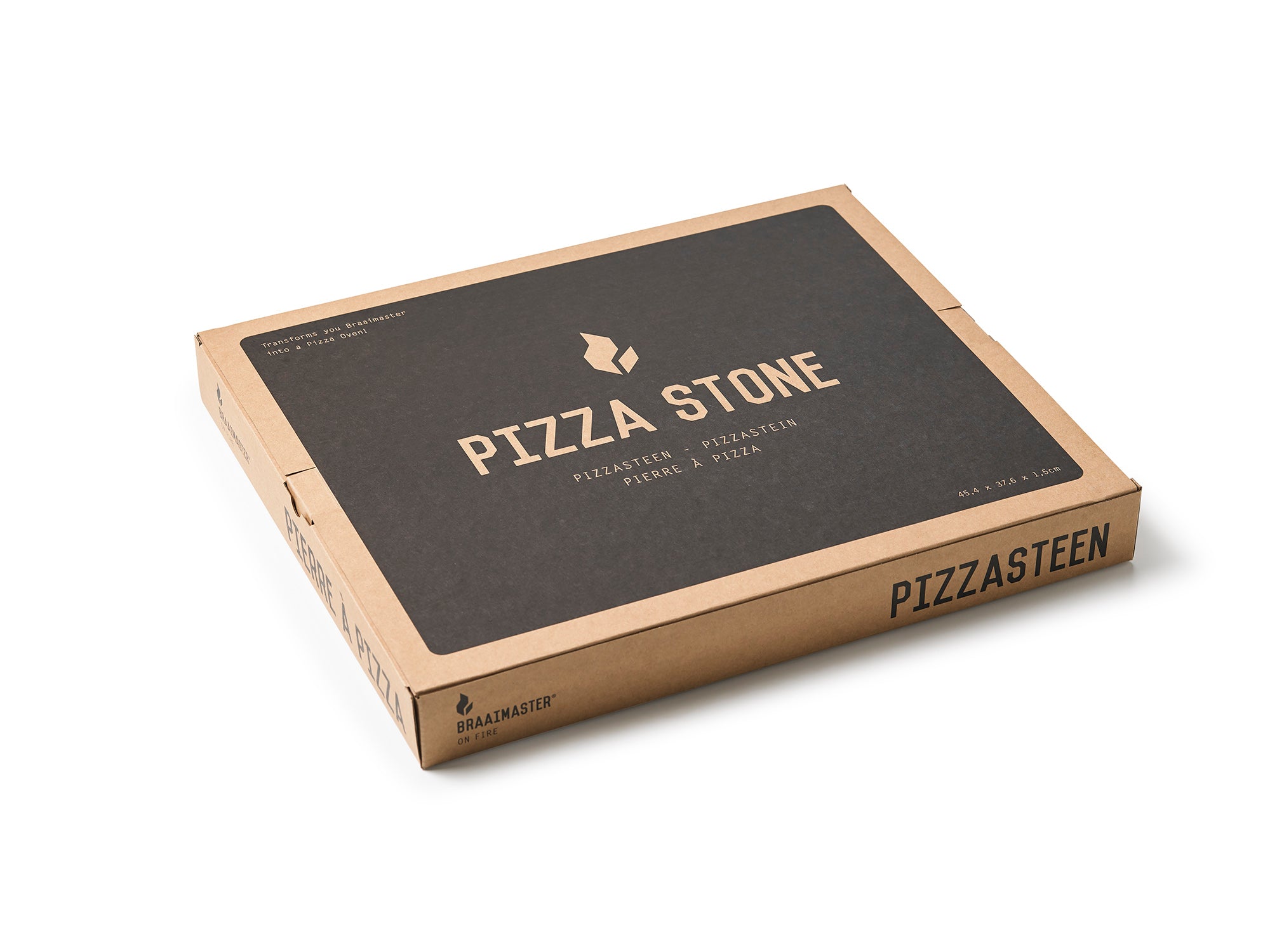 Pierre à pizza rectangulaire bbq Braai - Braaimaster