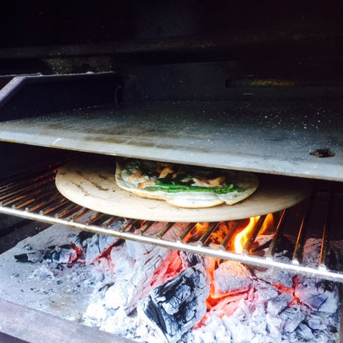 Braaimaster Pizza Stone for Wood-Fired Braai Barbecue