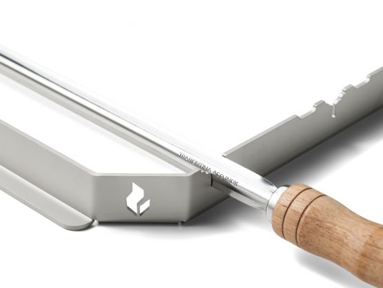 Porte brochettes churrasco en Inox - barbecue Braaimaster