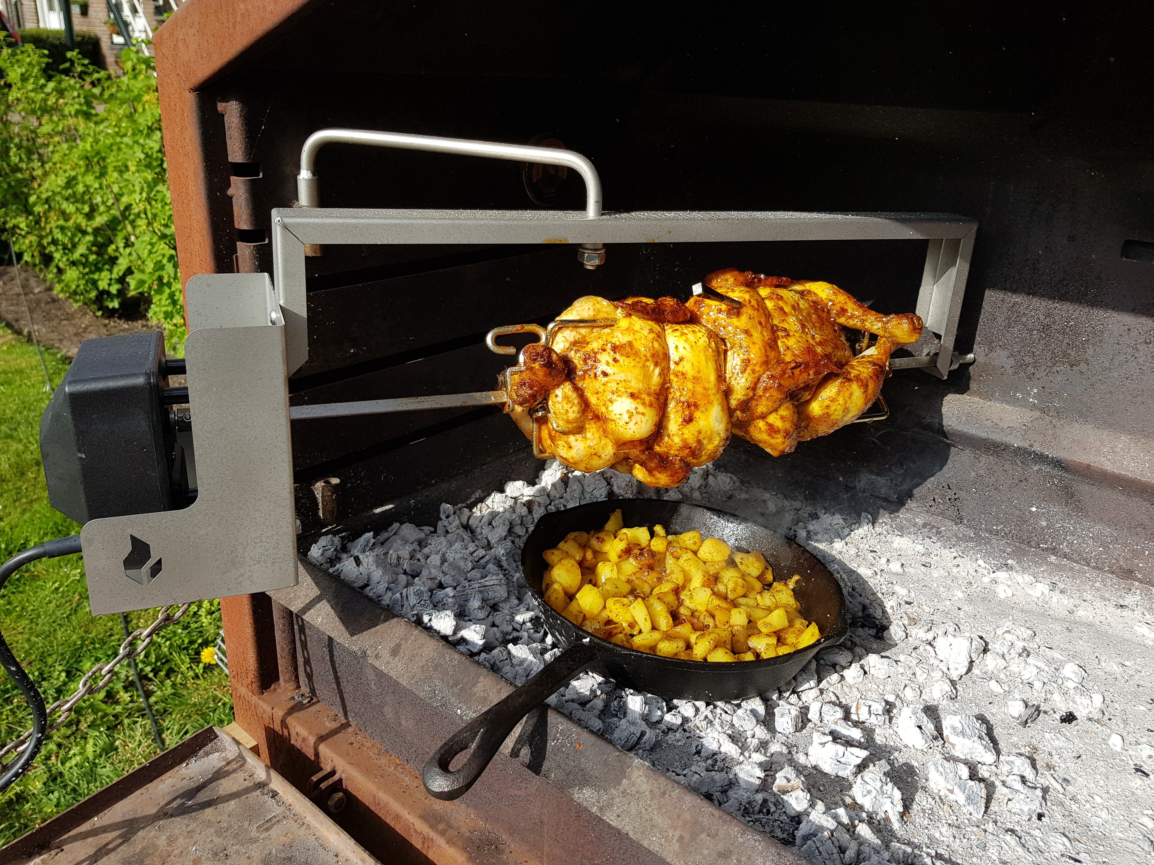 Rôtissoire électrique pour barbecue Braaimaster