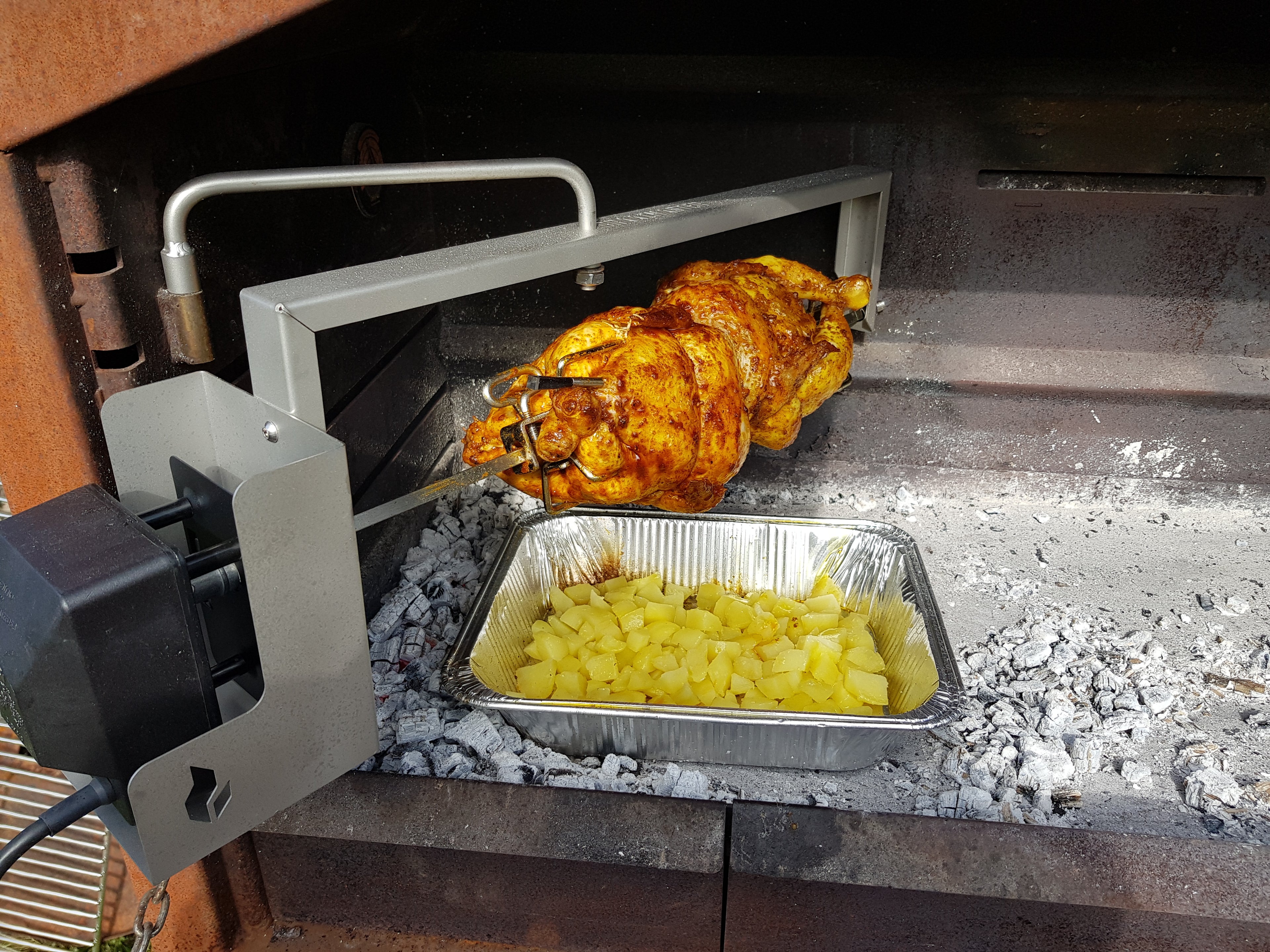 Rôtissoire électrique pour barbecue Braaimaster
