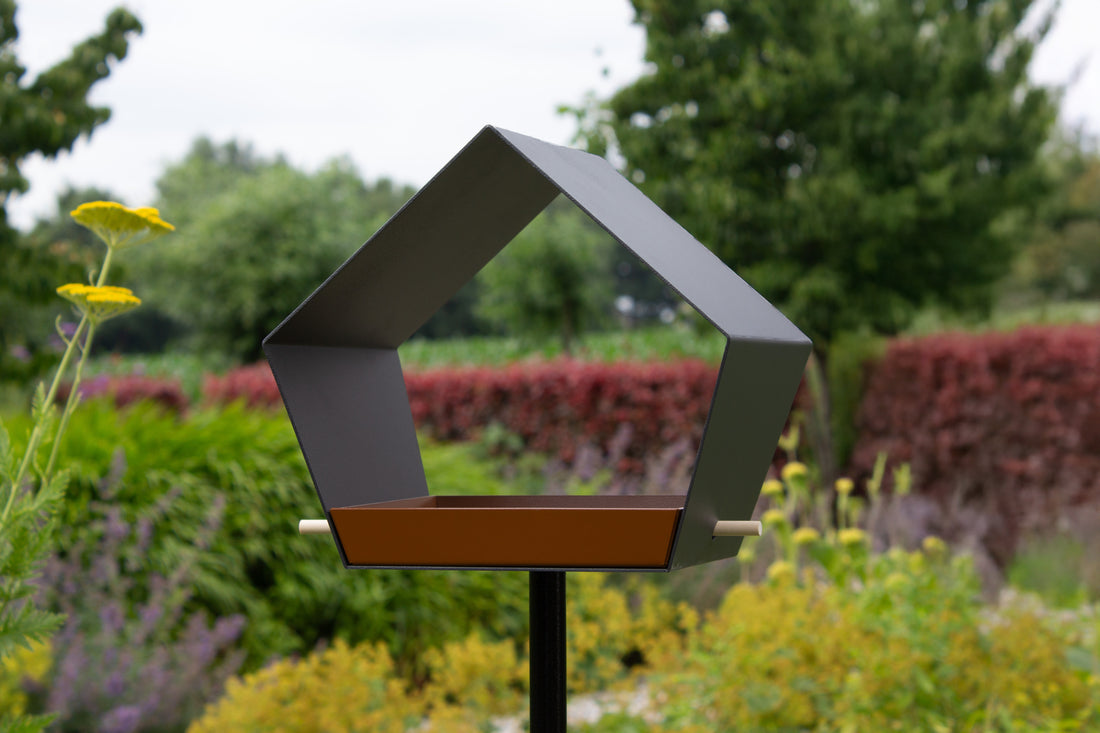 Mangeoire à oiseaux en métal sur pique - Big Diamond