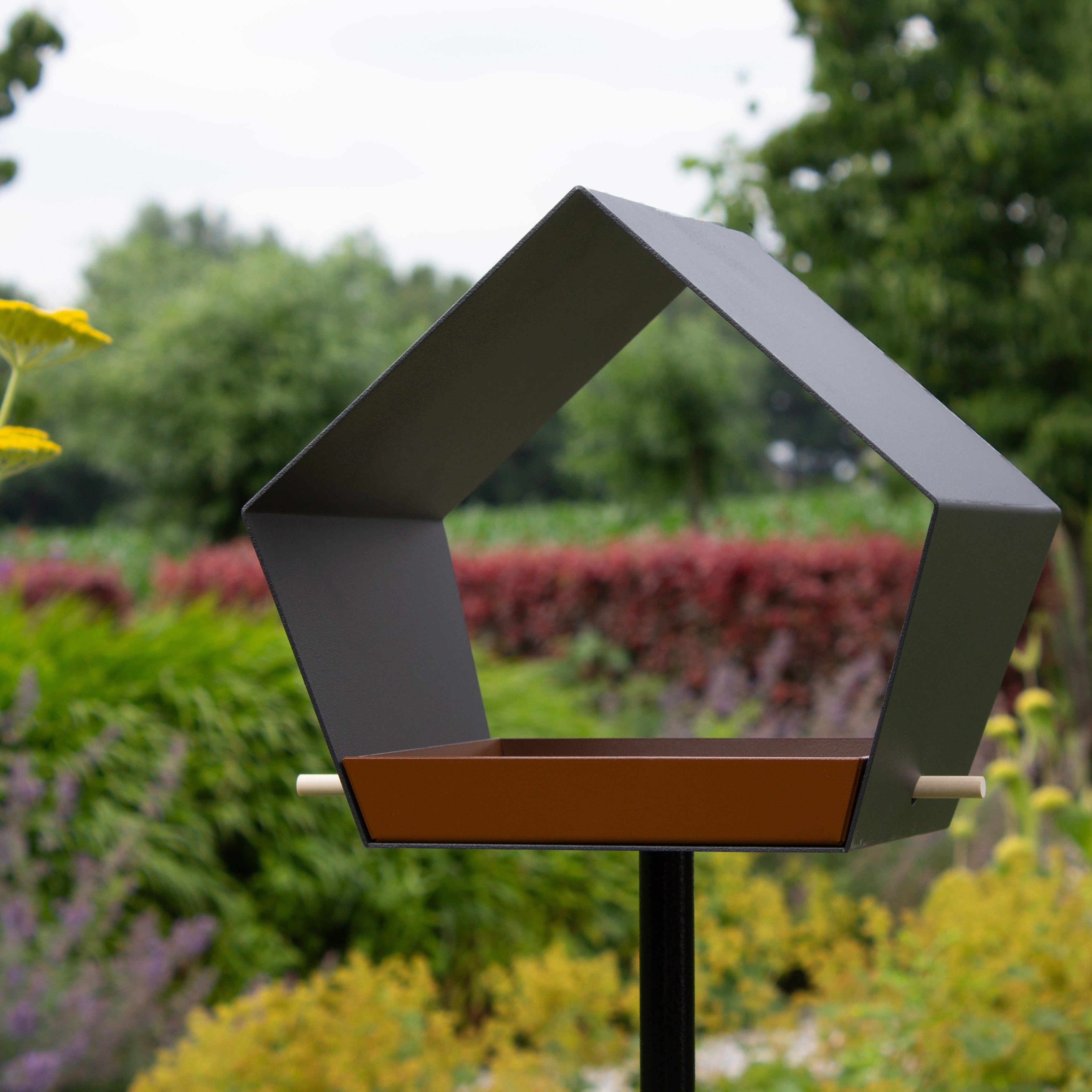 Mangeoire à oiseaux en métal sur pique - Big Diamond