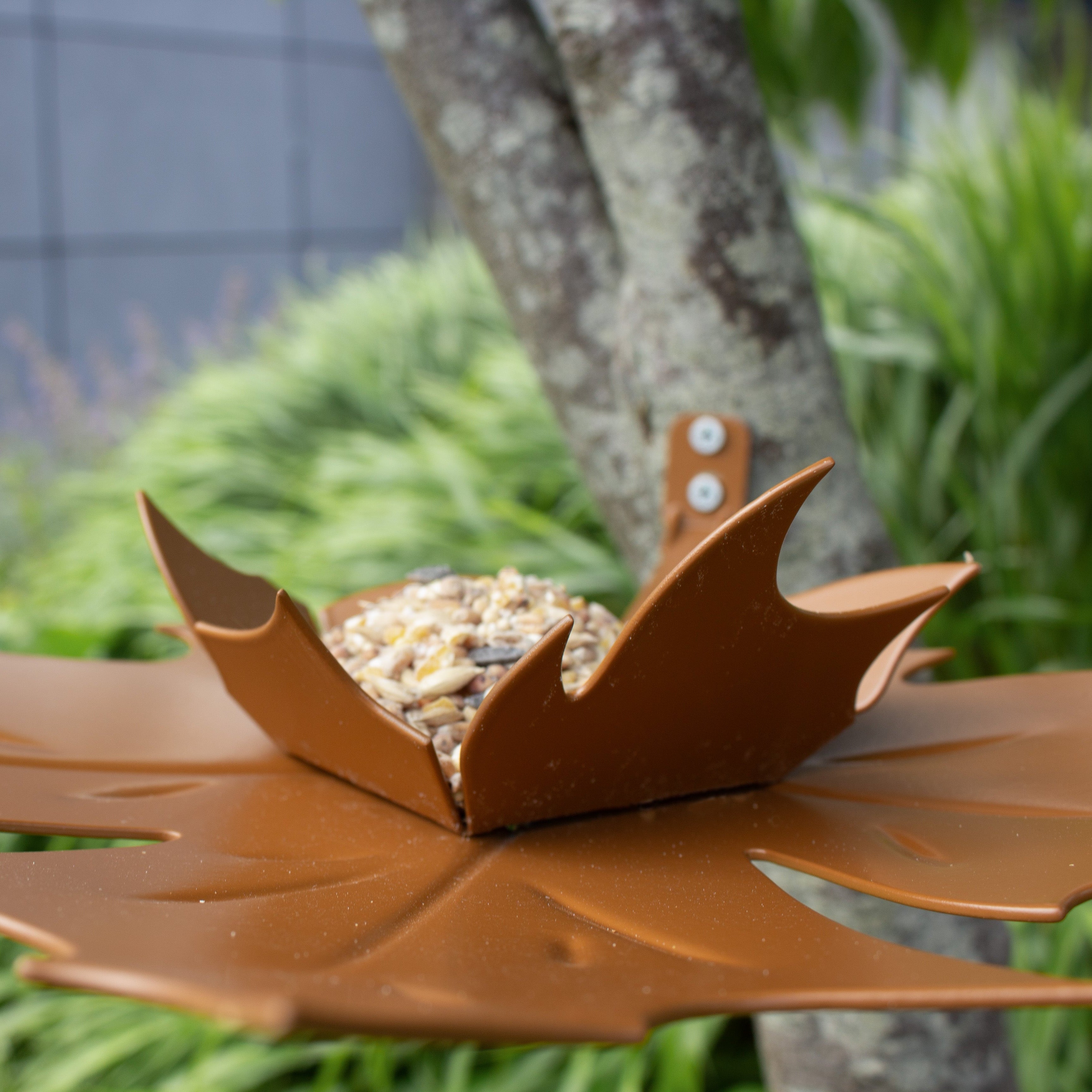 Plateau de graines à oiseaux à fixer - Leaf me