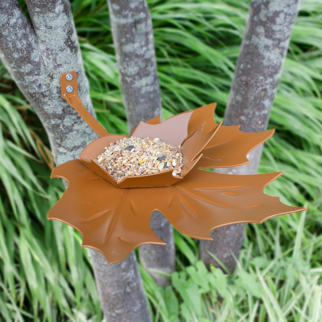 Plateau de graines à oiseaux à fixer - Leaf me
