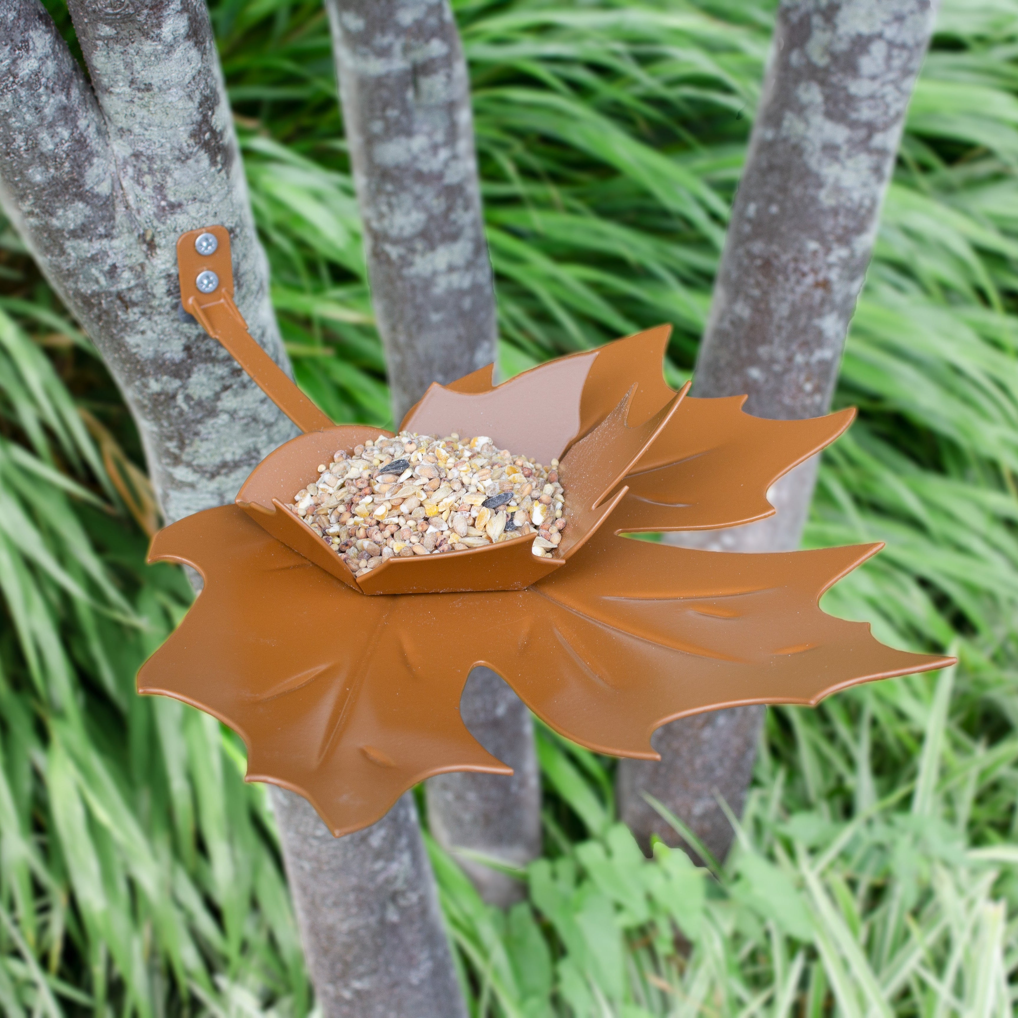 Plateau de graines à oiseaux à fixer - Leaf me