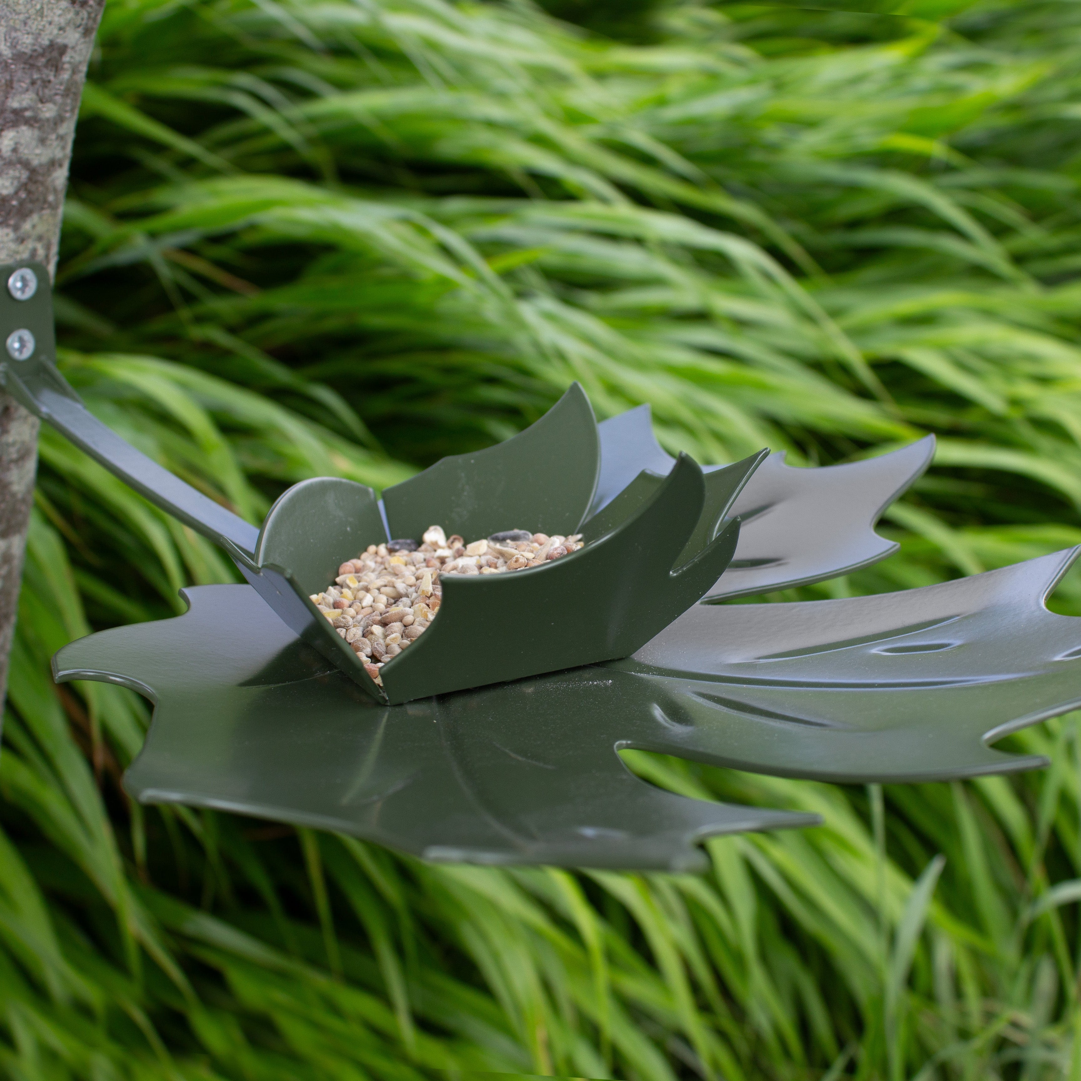 Plateau de graines à oiseaux à fixer - Leaf me