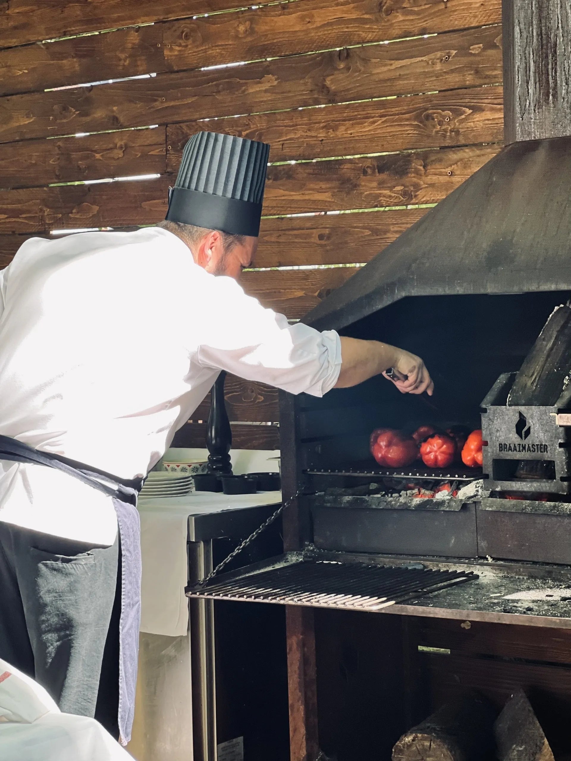 Il nous sert pour notre menu BBQ