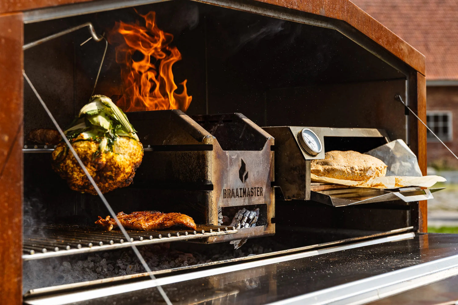 Four pizza pain - barbecue Braaimaster