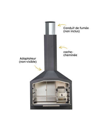 Braai - Braaimaster FS Single Stainless Steel black without stand