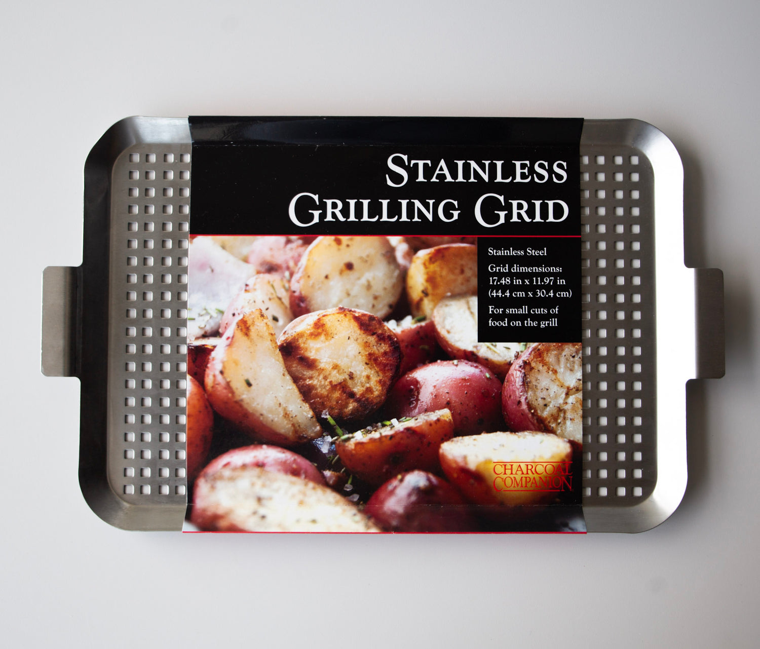 Ensemble de Barbecue 2 Pcs : Plateau de Gril en Inox et Panier-grill à Sandwich