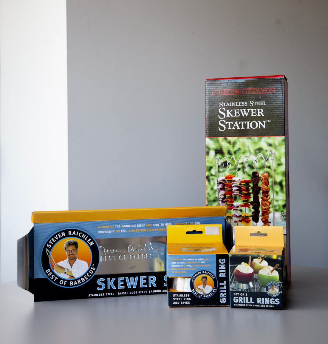 Set de brochettes et anneaux en Inox