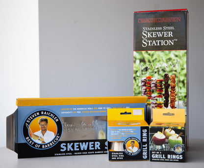 Set de brochettes et anneaux en Inox