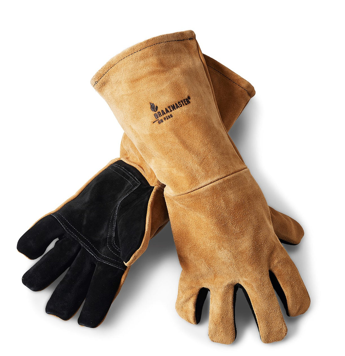 Gants spécialement pour barbecue, résistant aux températures élevées.