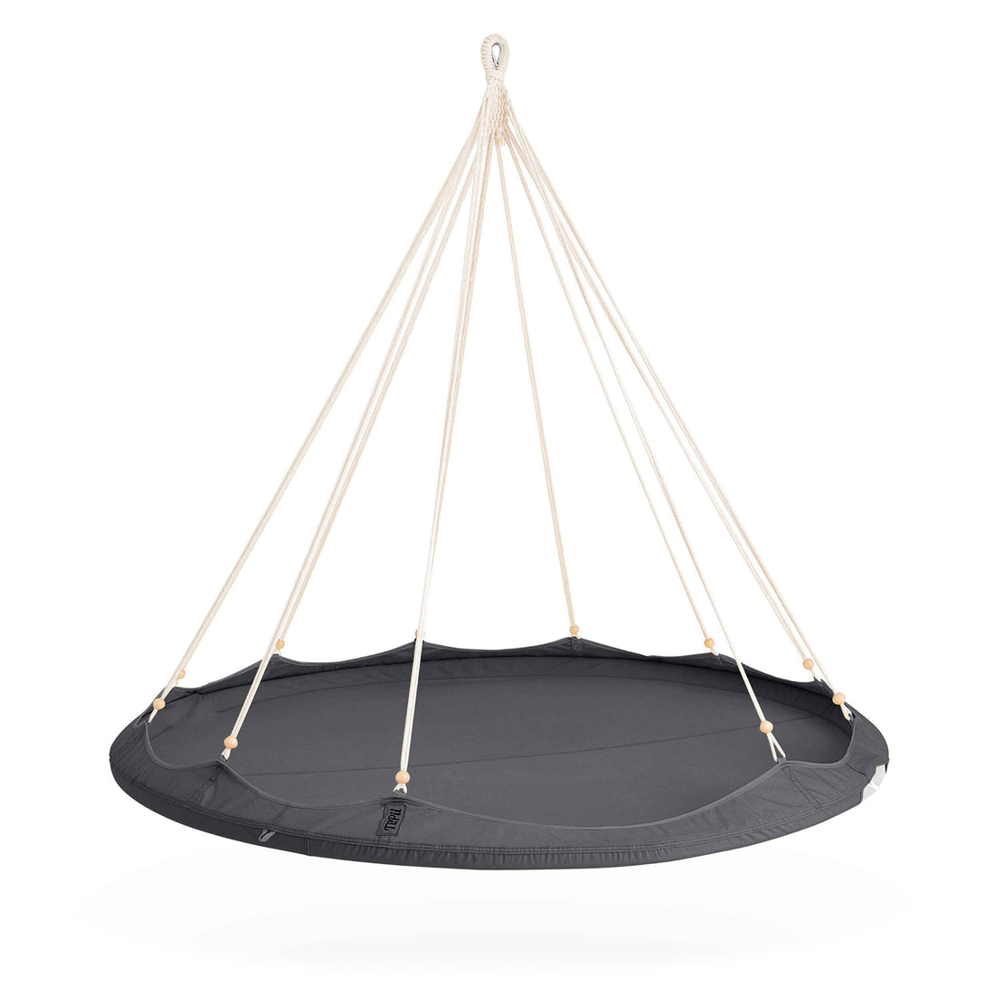 TiiPii Classic hanging hammock bed Ø180cm Charcoal