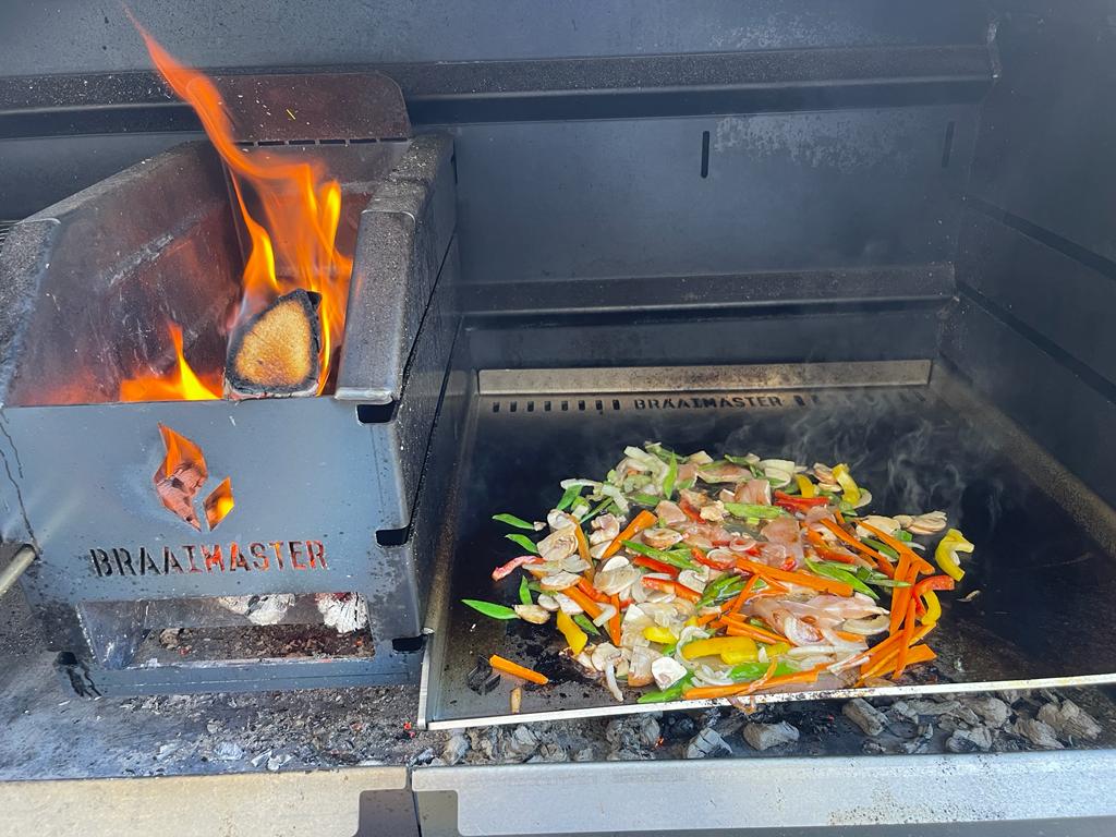 Plaque plancha en Inox - barbecue Braaimaster