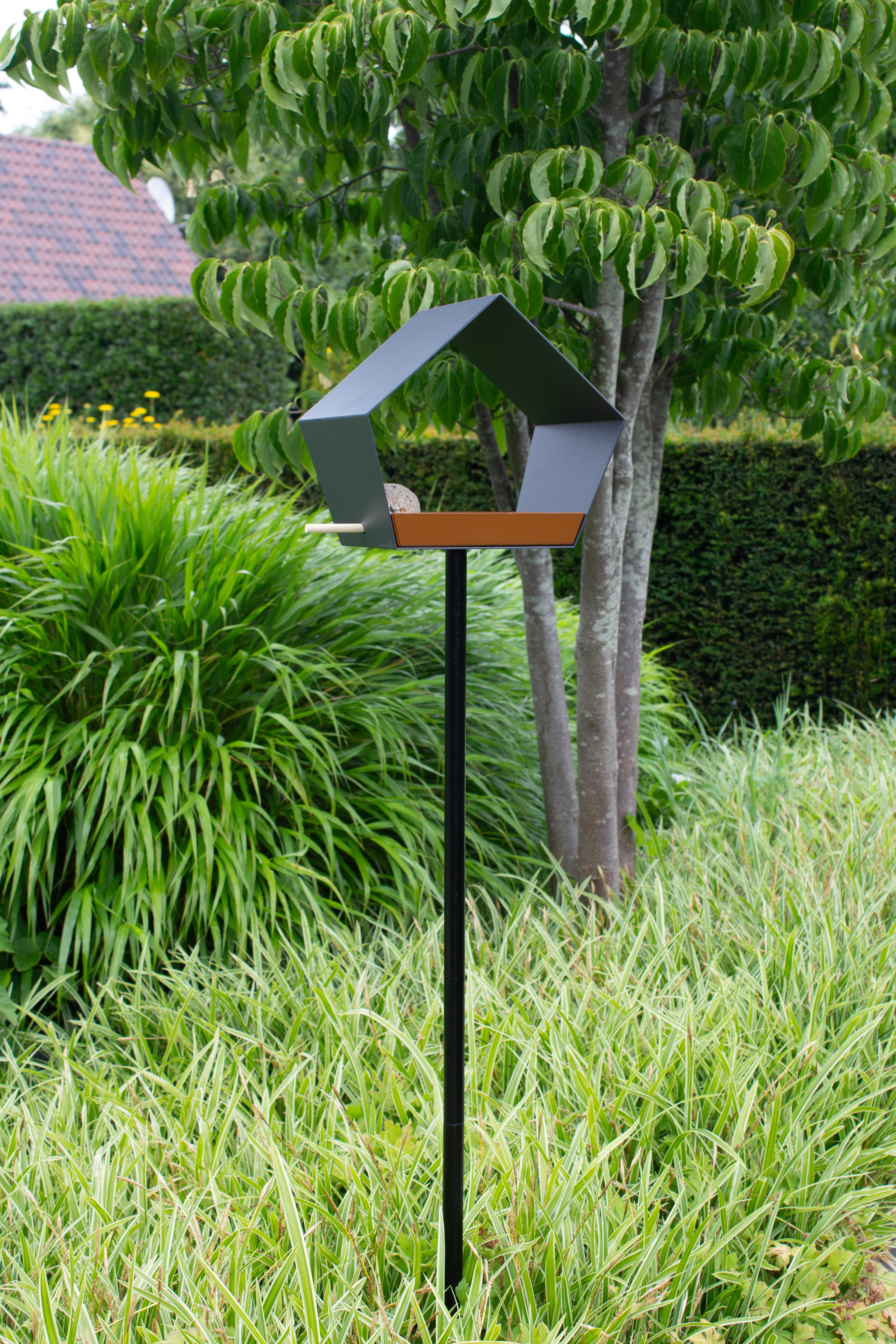 Mangeoire à oiseaux en métal sur pique - Big Diamond