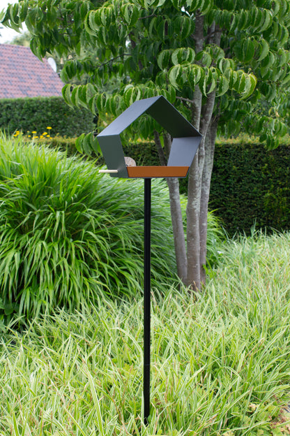 Mangeoire à oiseaux en métal sur pique - Big Diamond