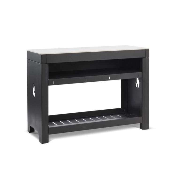 Braaimaster side table - Inox black