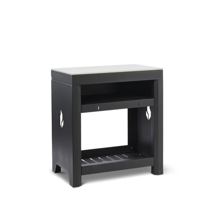 Braaimaster side table - Inox black