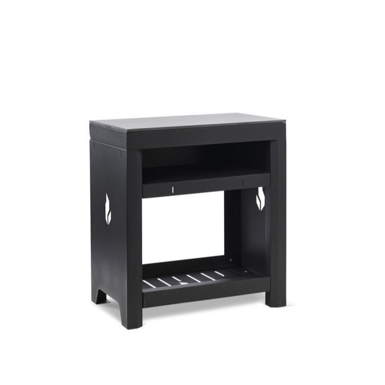 Braaimaster side table - Inox black