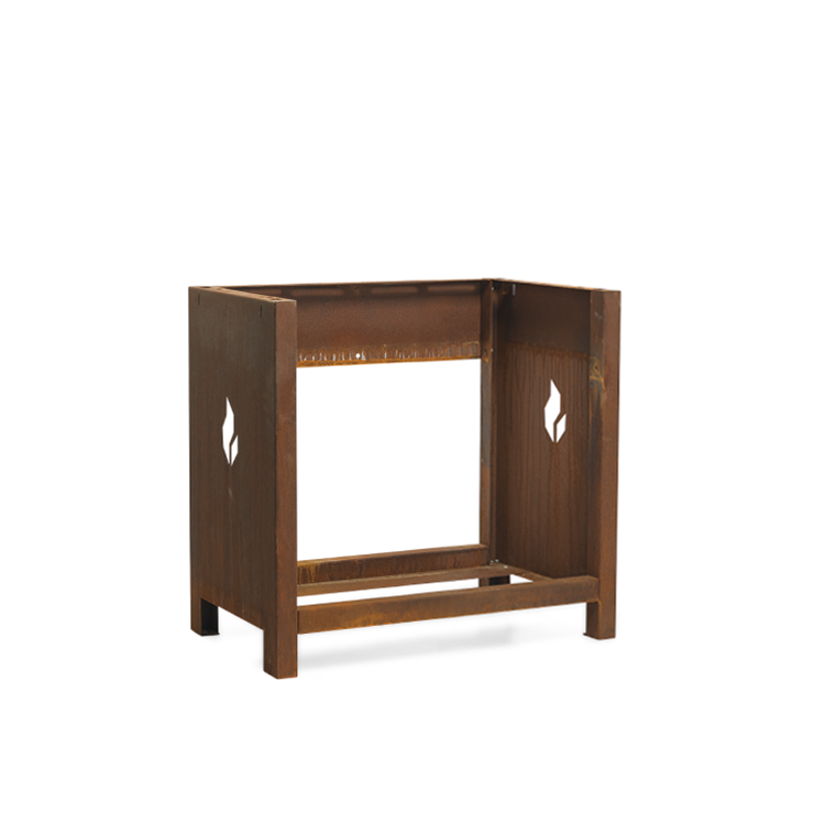 Braaimaster side table - Acier corten