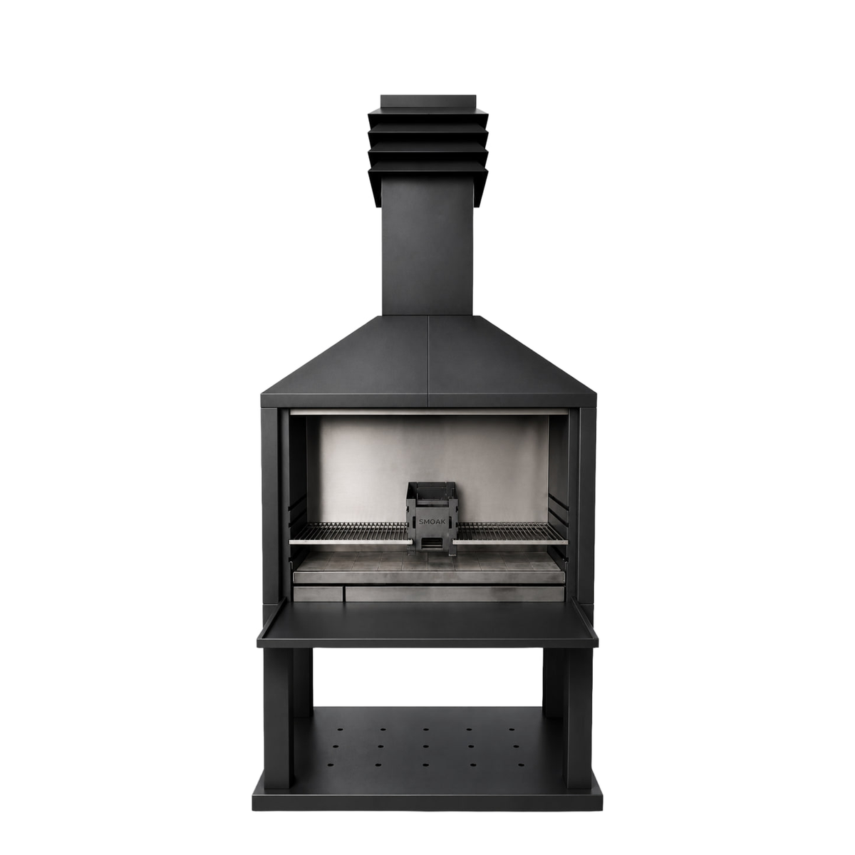 Smoak Braai FS1200 Black avec socle
