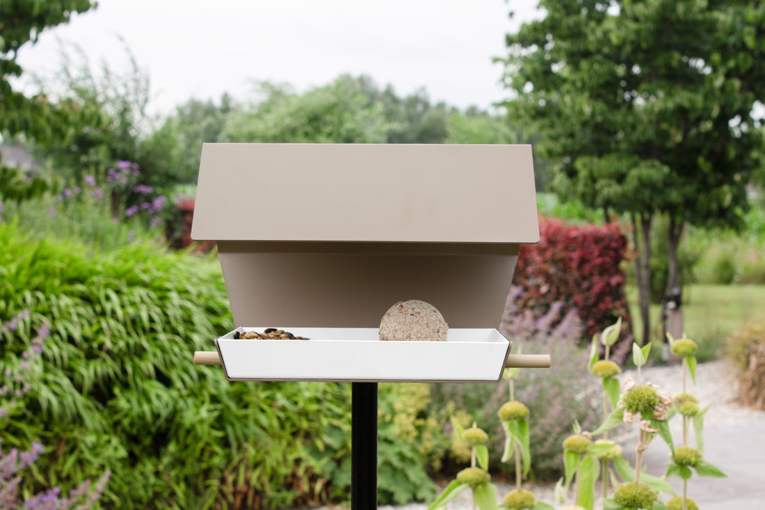 Mangeoire à oiseaux demi ouvert sur pique - Open Diamond