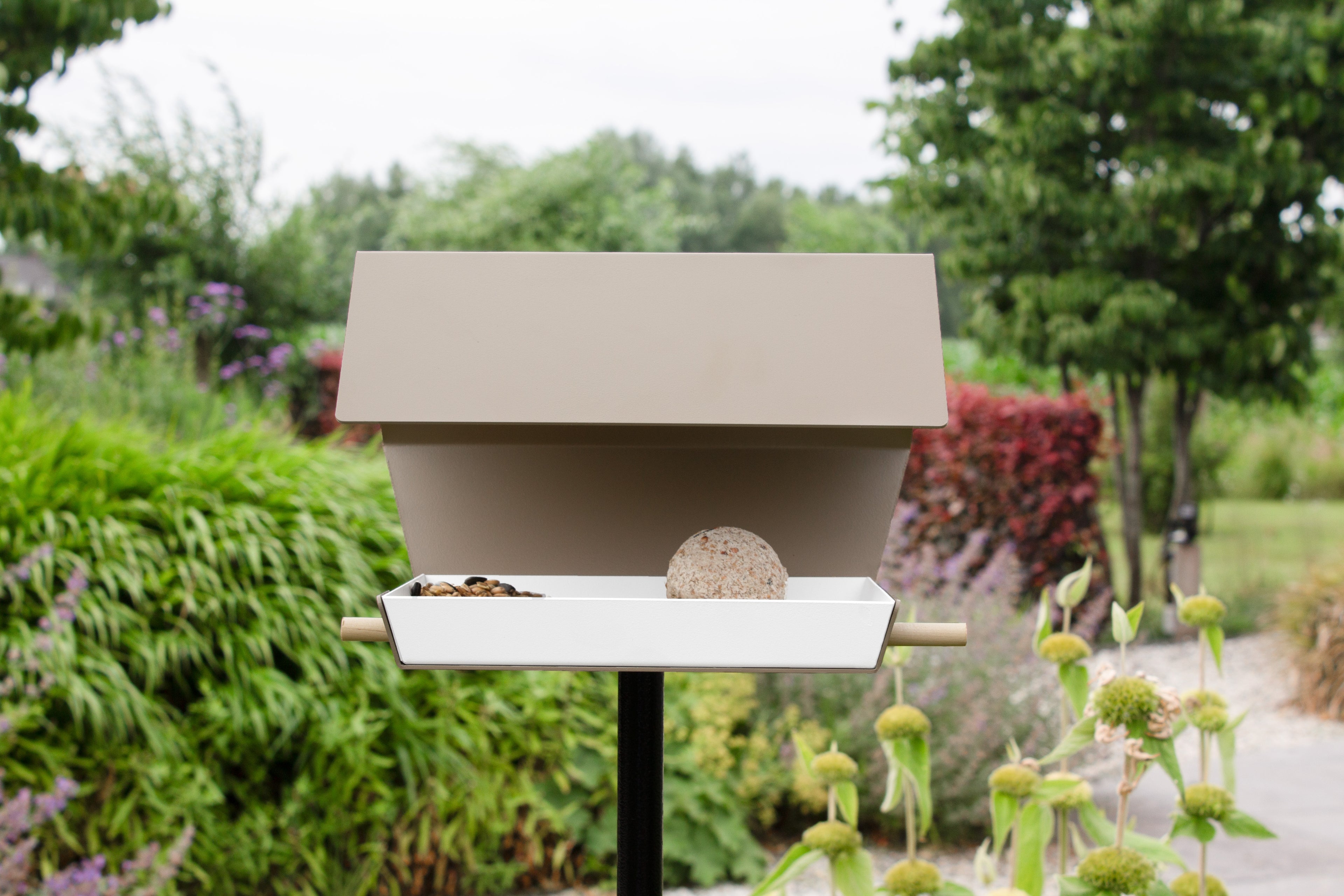 Mangeoire à oiseaux demi ouvert sur pique - Open Diamond