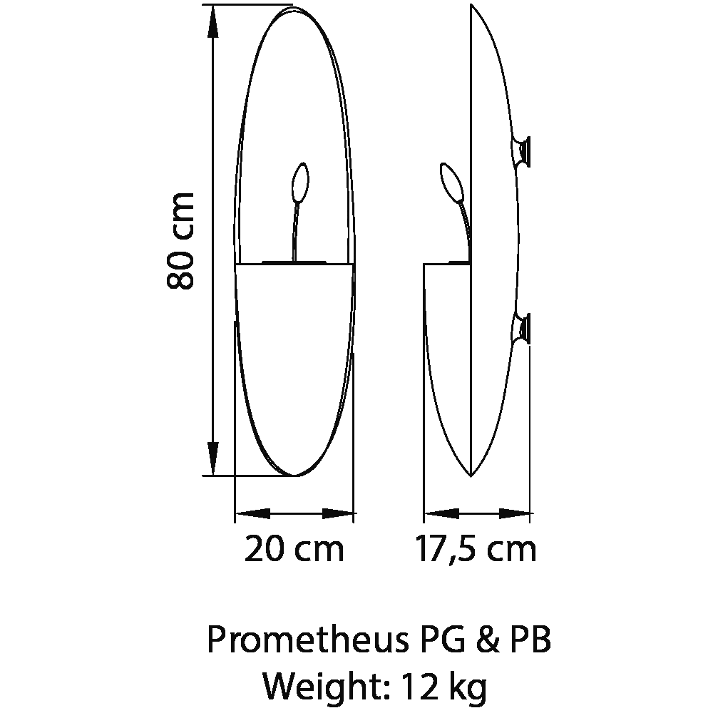 Dessin technique Prometheus Pillar