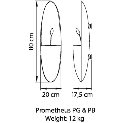 Dessin technique Prometheus Pillar