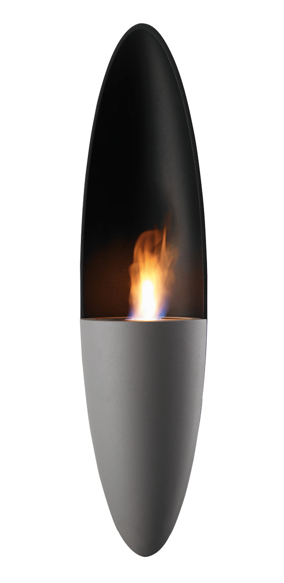 Cheminée bioéthanol Prometheus Pillar grise