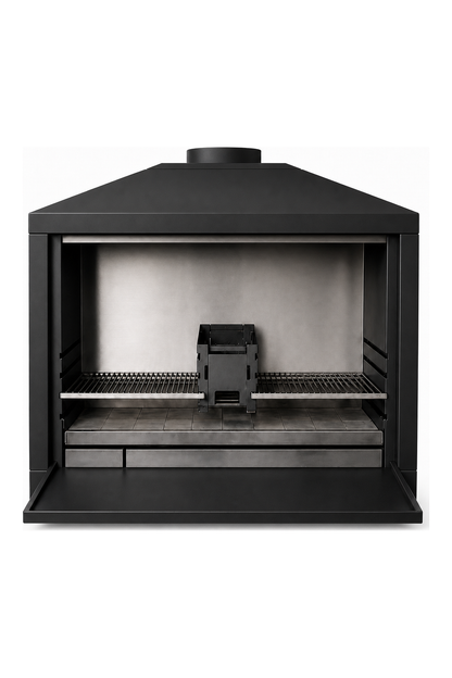 Smoak Braai BI1200 built-in - Black steel (2:3)
