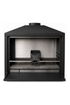 Smoak Braai BI1200 built-in - Black steel (2:3)