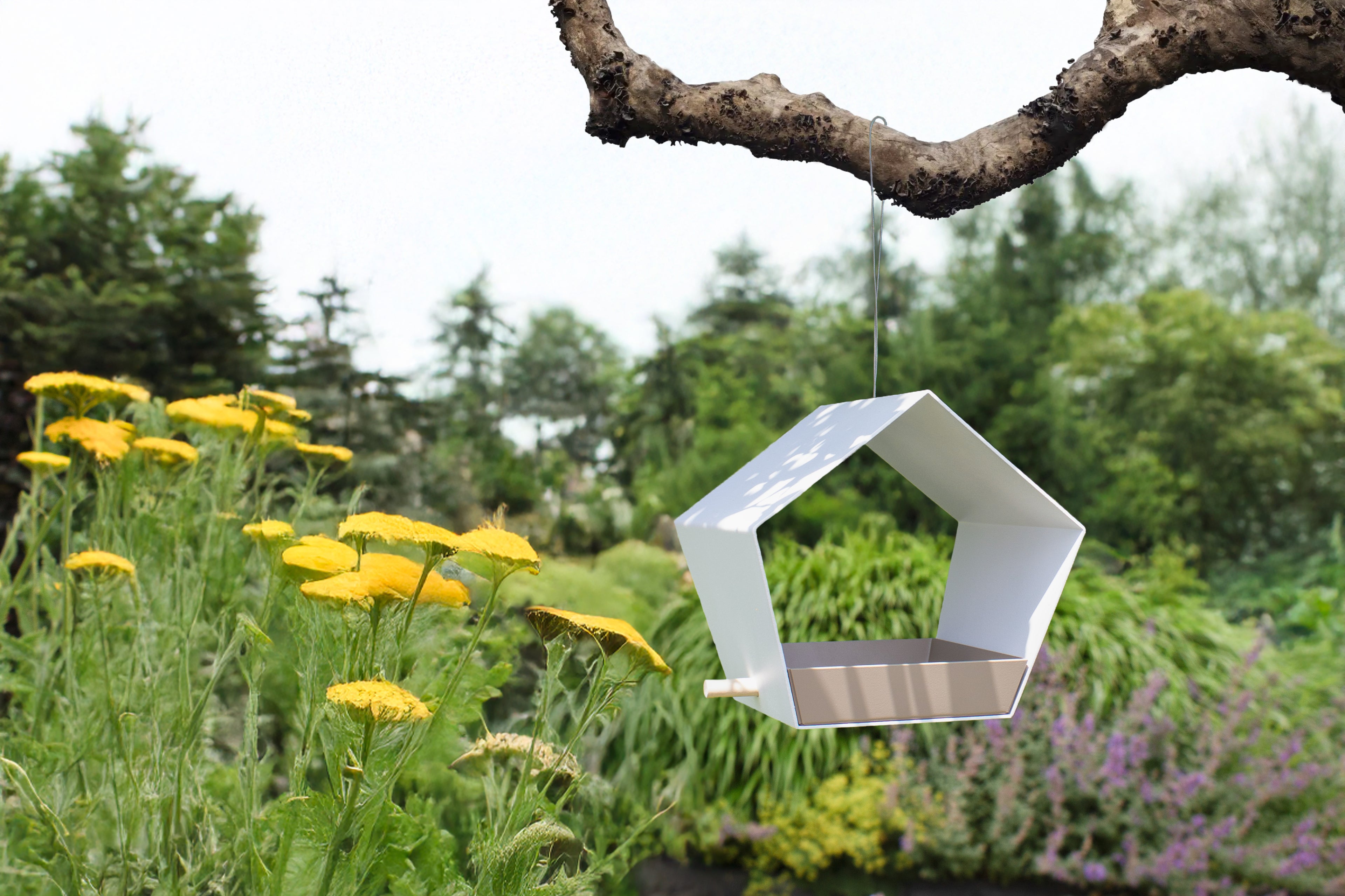 Mangeoire à oiseaux suspendue - Small Diamond