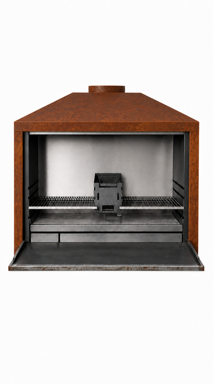 Smoak Braai BI1200C built-in - Corten steel