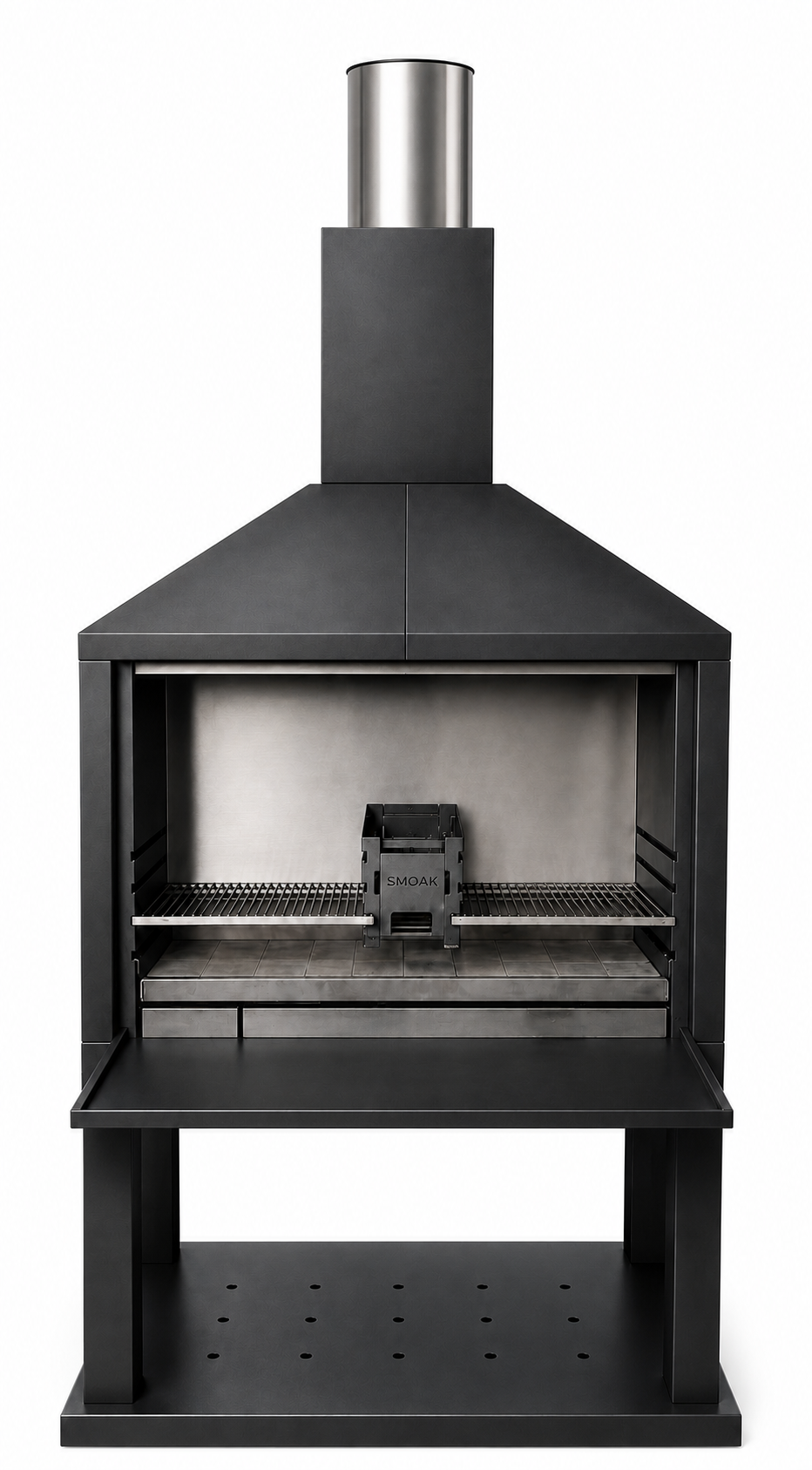 Smoak Braai FS1200 Black – adaptateur toiture