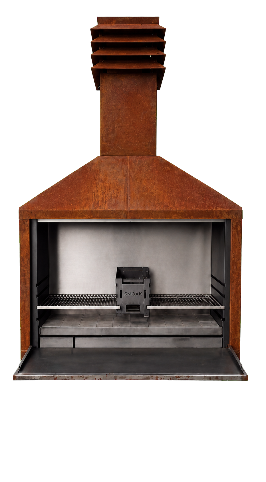 Smoak Braai FS1200C Corten – sans socle
